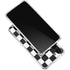 Black and White Checkered Galaxy S24 FE Clear Case
